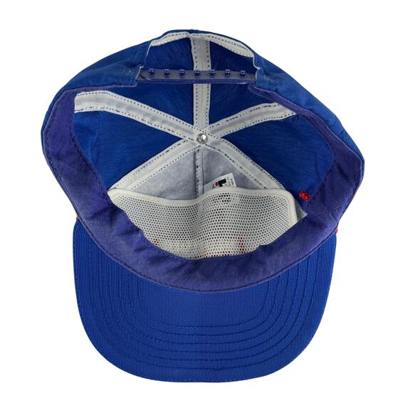 Vintage Georgia Metal Structures Hat Blue Red Snapback Made in USA - Picture 6 of 8